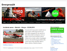 Tablet Screenshot of emergenza24.org
